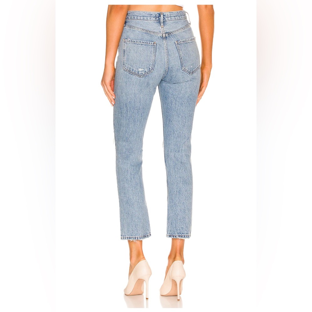 Agolde Light Blue High Rise Jeans - Picture 2 of 8
